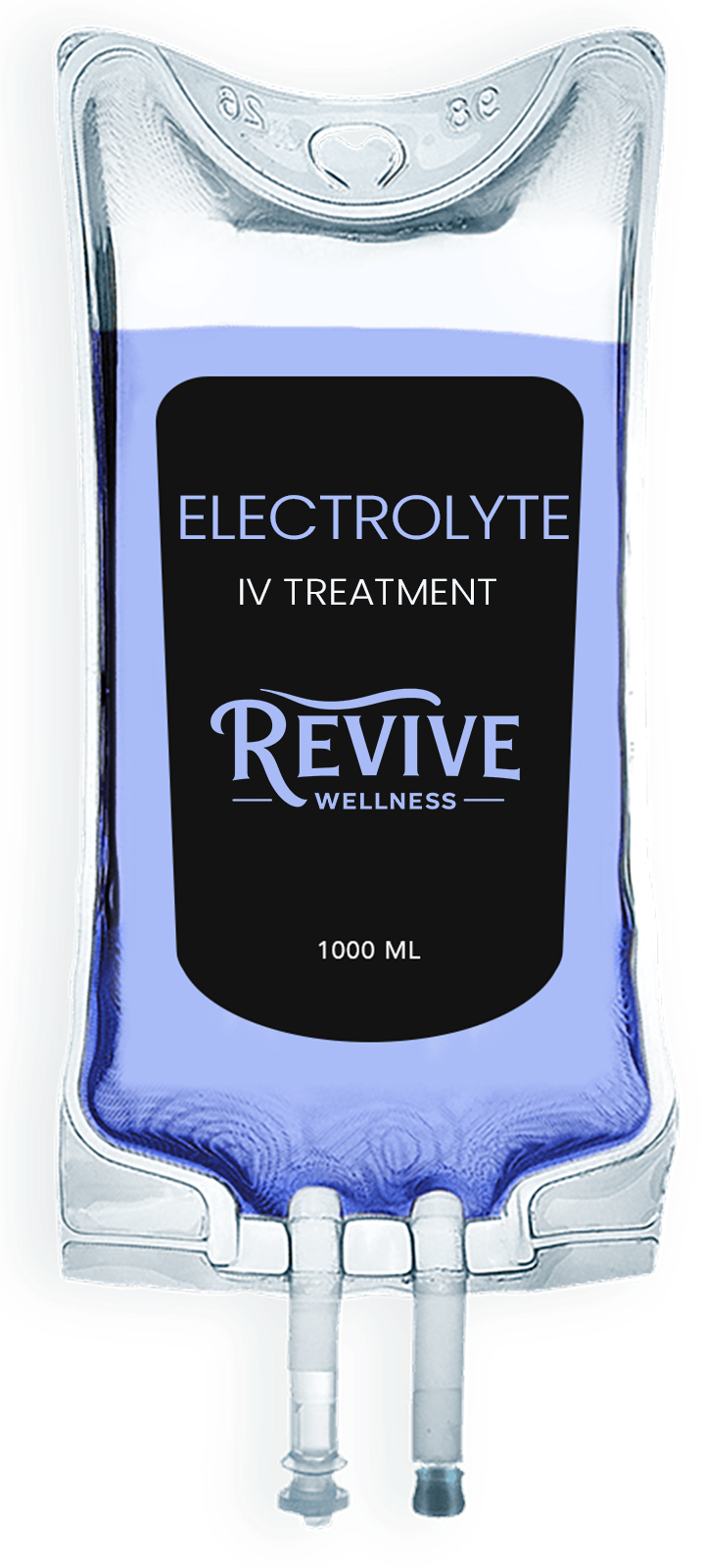Electrolyte hydration IV bag at Revive Wellness in Los Angeles
