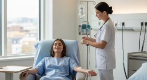 Mobile vitamin C IV drip administered at home in Los Angeles
