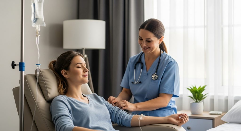 High-dose vitamin C IV therapy drip in Los Angeles