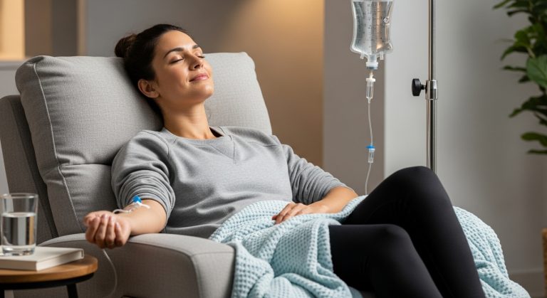 IV drip therapy administered in Los Angeles